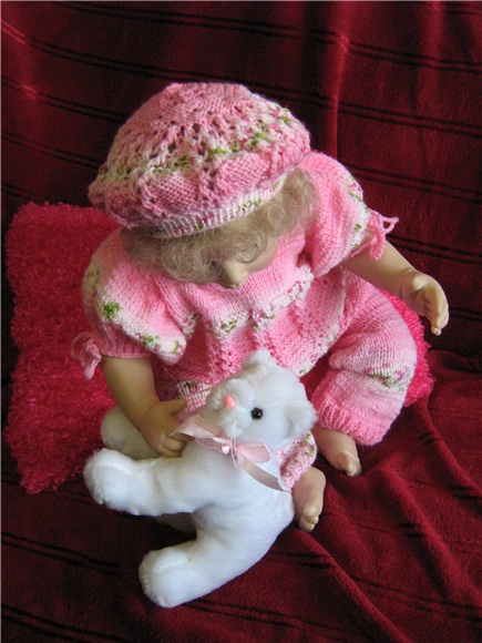 Маленькая красавица в розовом - кукла KITTY von Monika Levenig (фото 9)