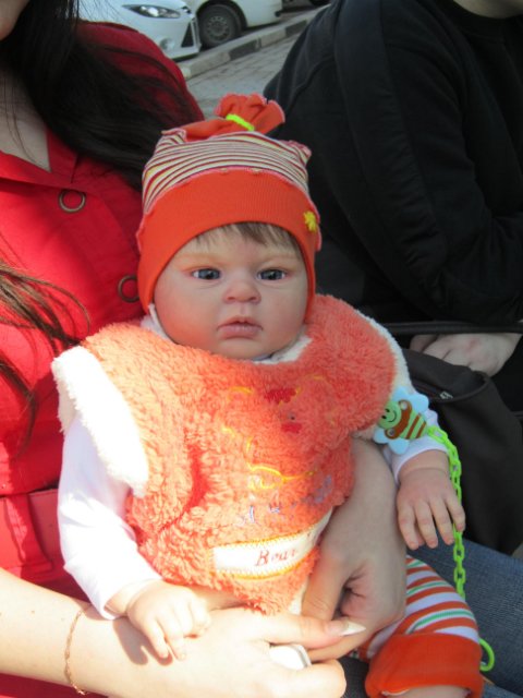 Пасхальная Маечка.Кукла реборн из Каморки папы Карло