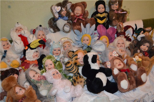 Такие смешные... Кто они? Плюшевые кукло-звери CUDDLE KIDS