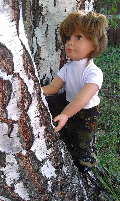 Как Лиза и Мишка отдыхали на даче. Куклы Kidz' n Cats