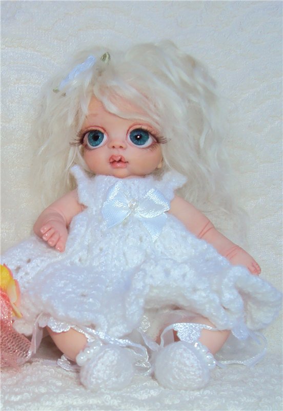 Малютка Амели ООАК — Авторские куклы ручной работы: текстильные (фото 9)