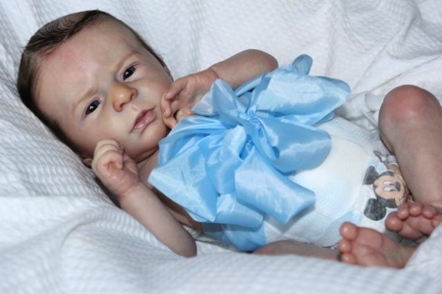 Меня аист принес, кукла реборн Беспаловои Жанны