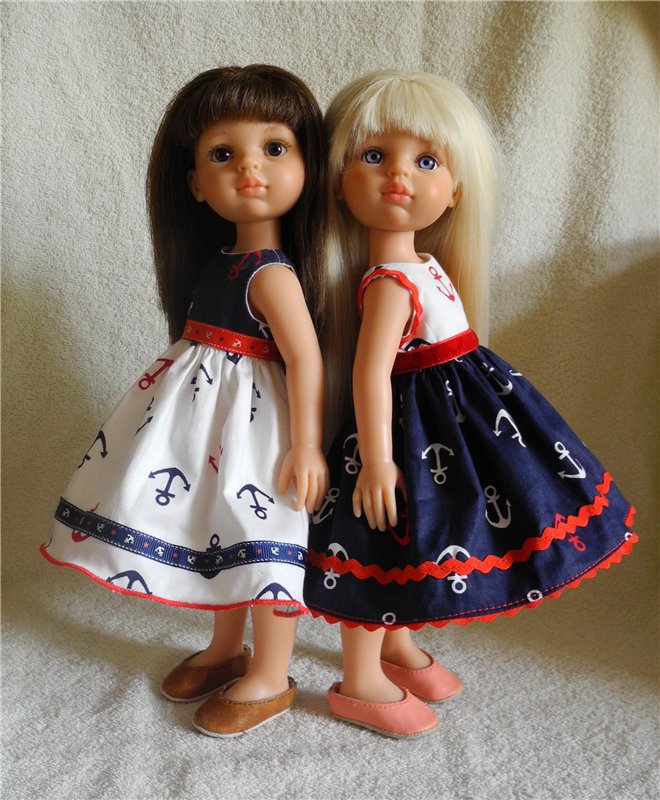 Опять морская тема — Одежда и обувь для кукол своими руками: фото