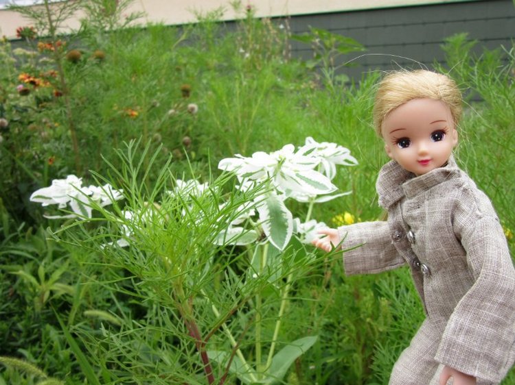 Комбинезон из куска льняной ткани для Хелены