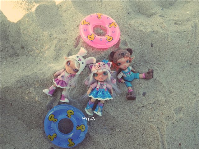 Авторские куколки из полимерной глины от Милы