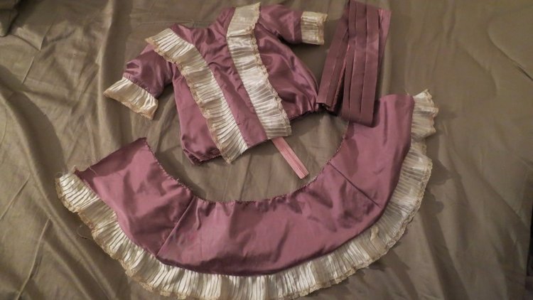 А ля "французкое старинное" платье для Ханночки (фото 6)