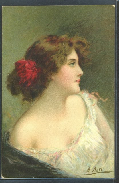 Немного прекрасного II - старинные открытки от Asti (Франция)