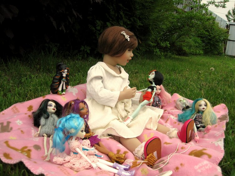 Лерочка и её куклы. Коллекционная кукла Лена Sissel Skille