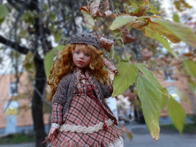 Осеннее настроение — Домашние фото авторских кукол: личные коллекции