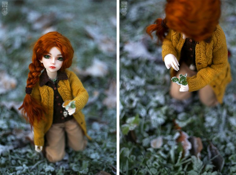 Мирвен в парке в последние дни осени