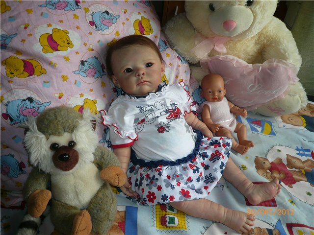 Кукла реборн Оленька. Мы подросли