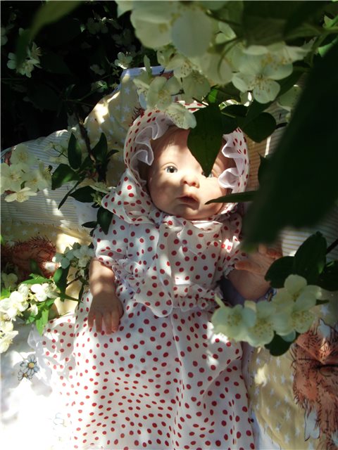 Ох, уж эти горошки!!! Кукла реборн София (фото 2)