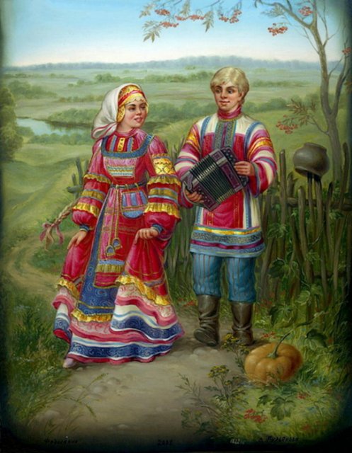 Усмотри тропинку в сказку или Здесь русский дух, здесь Русью пахнет. Федоскинская лаковая миниатюра