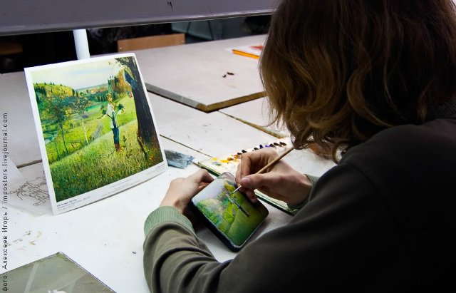 Усмотри тропинку в сказку или Здесь русский дух, здесь Русью пахнет. Федоскинская лаковая миниатюра