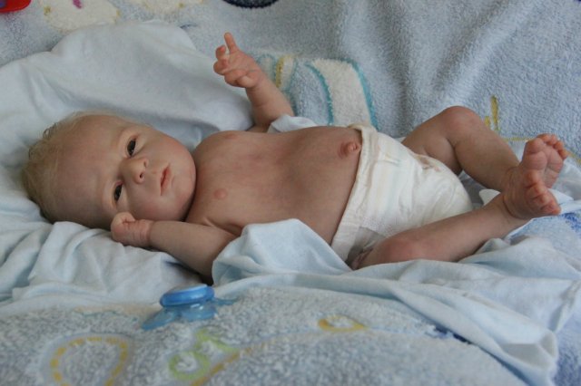 И еще один Ангелочек... Куколка реборн Вишни Виктории (фото 4)