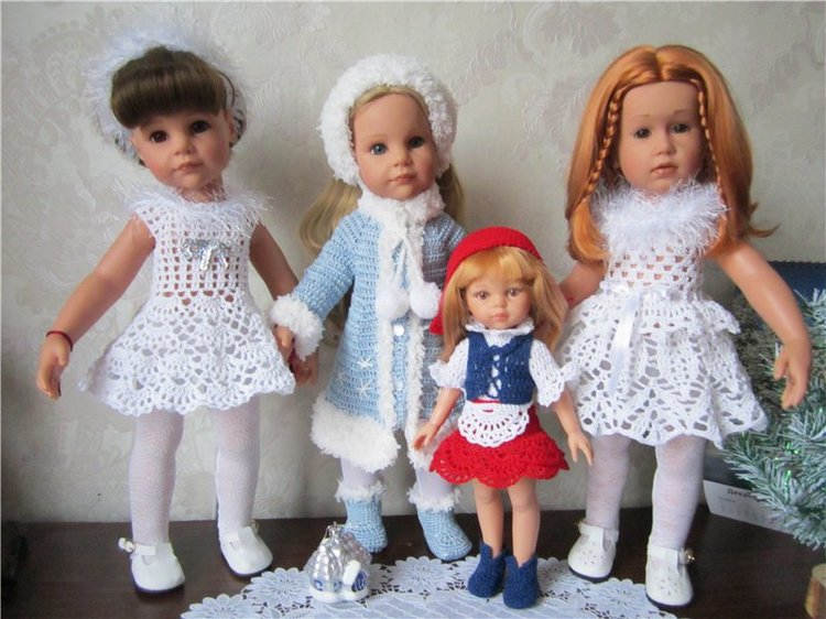 Обновки под ёлочку — Одежда и обувь для кукол своими руками: фото