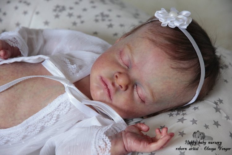 Моя принцесса Крошечка-Кокошечка. Кукла реборн Олеси Венгер