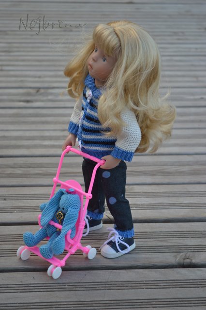 Прогулка с Жозефиной. Кукла minouche от Kathe Kruse