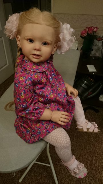 Мое солнышко - малышка Джастина из молда Бонни by Linda Murray