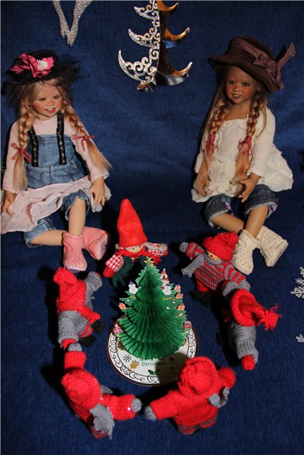 Новый год у Пуки и Лиллеморе от Annette Himstedt