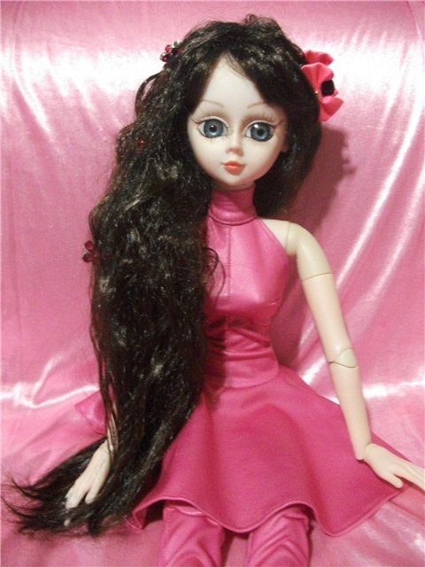 Девочка в розовом, 60см восхищения (фото 8)