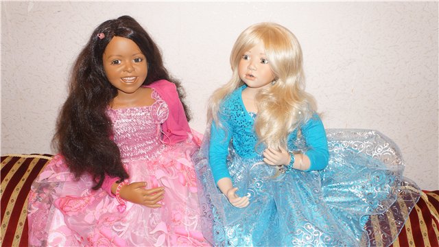 Фарфоровая кукла БИРГИТ - Лазурная Мечта от Кристин Оранж