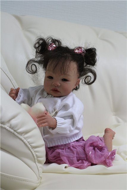 Рождение в день Святого Валентина. Кукла реборн Любовь (фото 2)