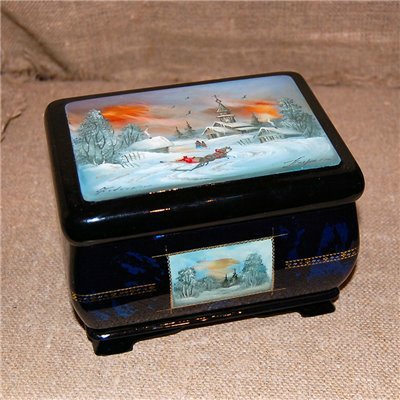 Усмотри тропинку в сказку или Здесь русский дух, здесь Русью пахнет. Федоскинская лаковая миниатюра