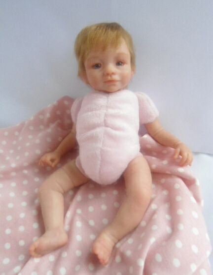 Малышка февраля Горошек! ООАК куколка Горшковой Юлии (фото 3)