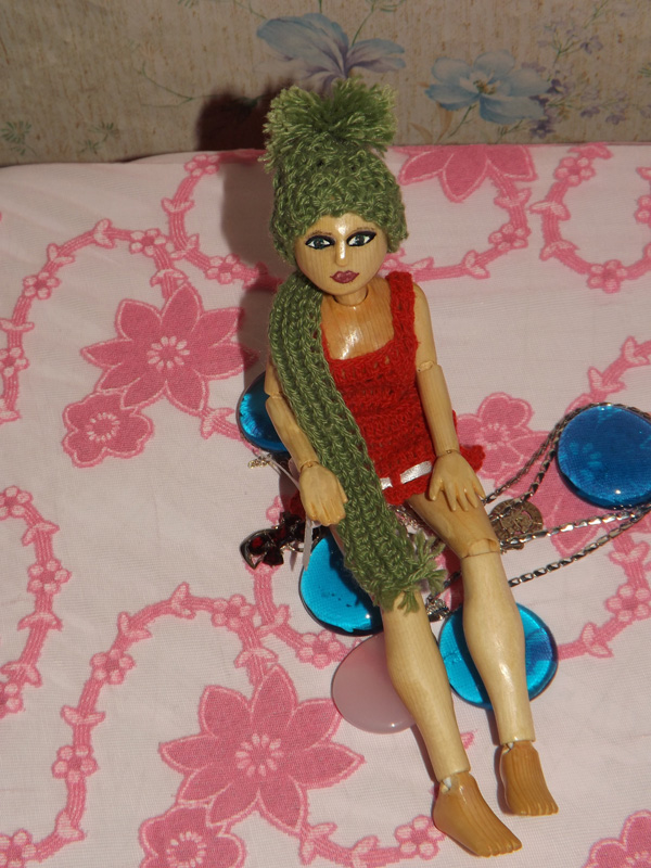 Кукла из дерева Зарина — Авторские куклы ручной работы: текстильные (фото 9)