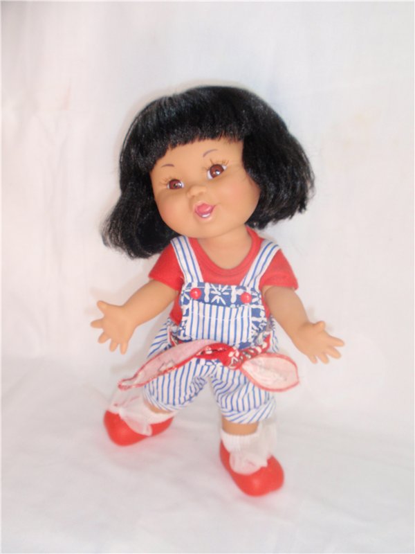 К нам приехала сестричка Мерри-Керри, Galoob Baby Face doll (фото 6)