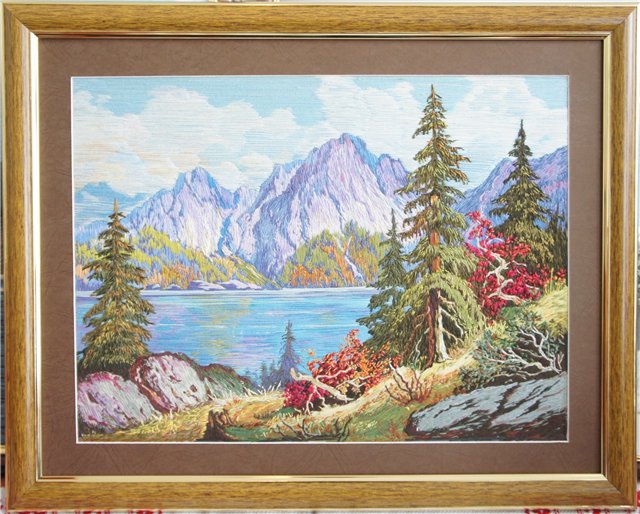 Выставка вышитых картин — Другие хобби и увлечения: сад