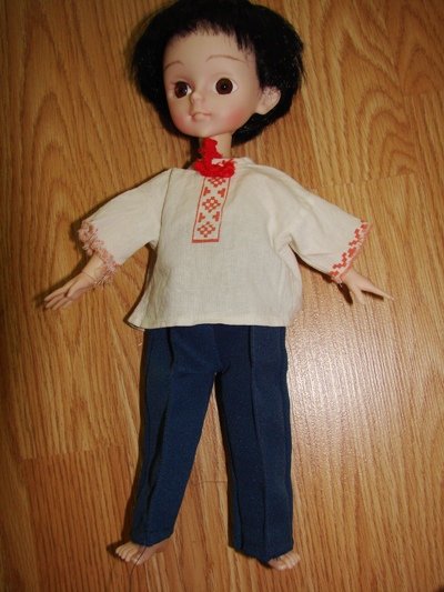 Июнь в народном костюме или переделка звездочки 30 см