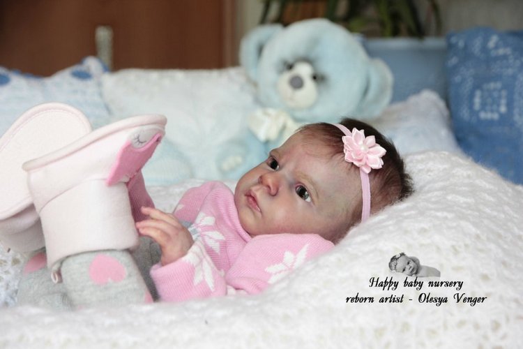 Моя Миша , Мишенька, Мишель! Кукла реборн Олеси Венгер (фото 7)