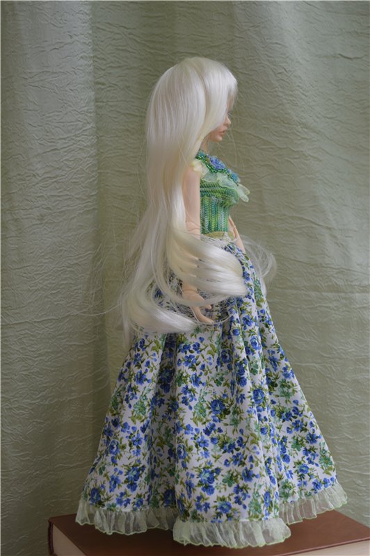 Синие розы — Одежда и обувь для кукол своими руками: фото