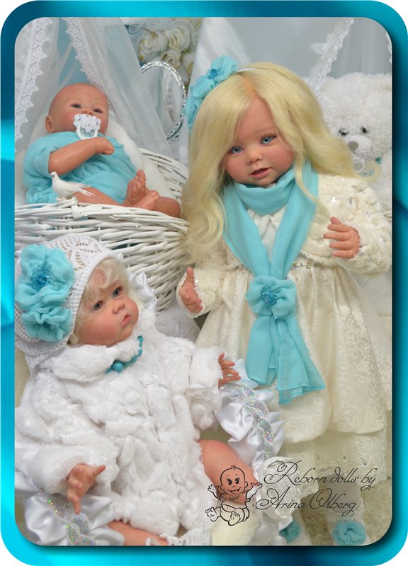 Моя бирюзовая ВАСИЛИСкА (молд Bonnie by Linda Murray)