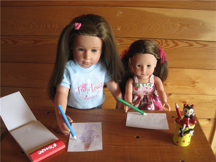 Сестрёнки. Куклы Готц Алиса и Оленька