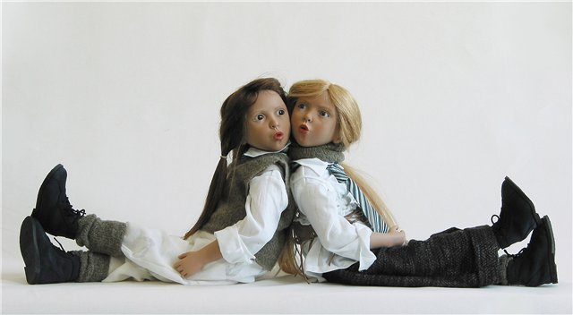 Коллекционные куклы Цвергназе (ZWERGNASE) из коллекции 2003 года