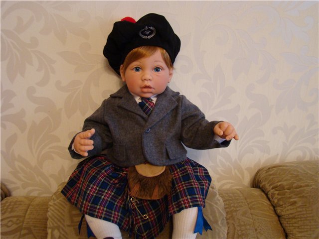 Чарли из Шотландии. Коллекционные куклы Ли Миддлтон (фото 10)