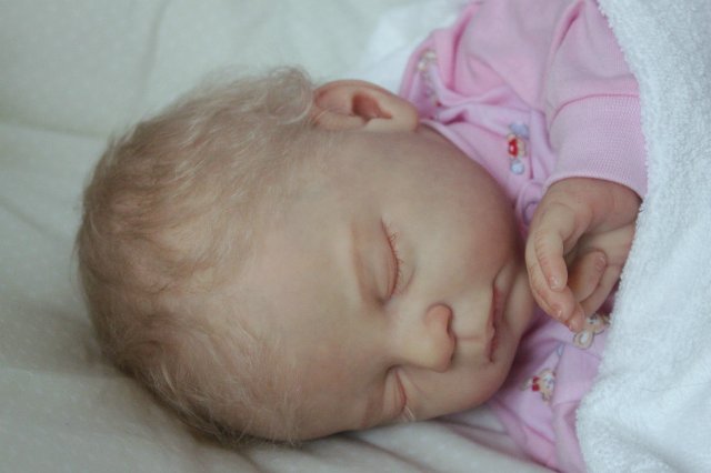 Белокурый ангел - Ребекка 2. Куклы реборн Виктории Вишни (фото 8)