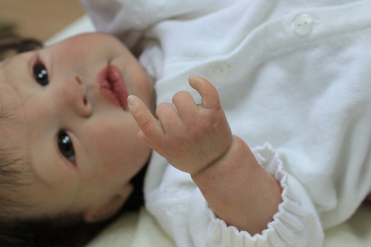 Рождение в день Святого Валентина. Кукла реборн Любовь (фото 8)