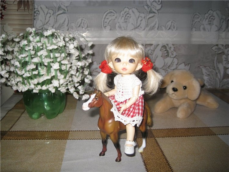 Маленькая дачница Элис. Кукла БЖД Пукифи Анте