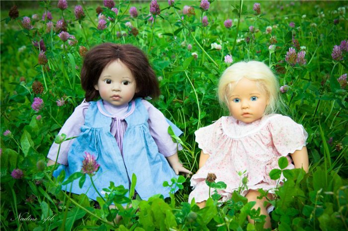 Кофе и сливки, перец и соль. Малышки Нанди и Даниэль от Элизабет Линднер для Гётц (фото 4)