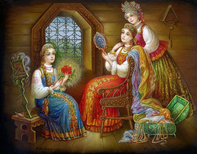 Усмотри тропинку в сказку или Здесь русский дух, здесь Русью пахнет. Федоскинская лаковая миниатюра