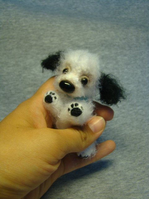 Пёса моя песа, лапа моя лапа.. Авторская игрушка валянием Ольги Чернухо (фото 10)