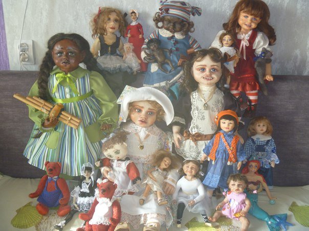 Моя коллекция кукол — Домашние коллекции кукол: фото собраний