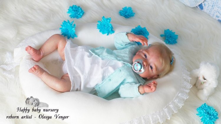 Моя маленькая Бэль. Кукла реборн Олеси Венгер (фото 9)