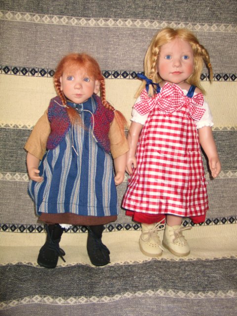 Приехала моя рыжая хитрущая девица Sandrjin, кукла от Zwergnase