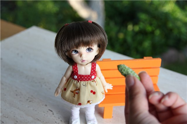 Амели и Огуречик | Бэйбики Амели и Огуречик — Куклы Fairyland (ФэйриЛэнд): BJD (БЖД) (фото 3)