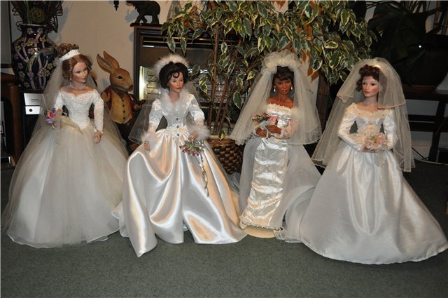 Ах эти милые невесты... Фарфоровые куклы от Ashton Drake, Sandra Bilotto, Titus Tomescu